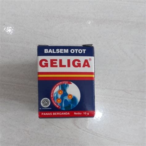 Jual Balsem Otot Geliga Gr Shopee Indonesia