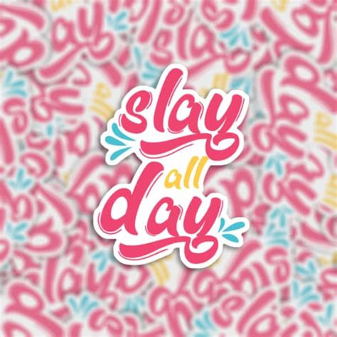 Slay Car Decal Etsy