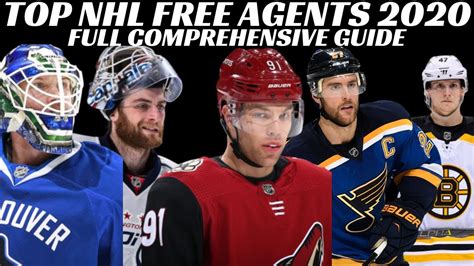 Top Nhl Free Agents Complete Guide By Position Youtube