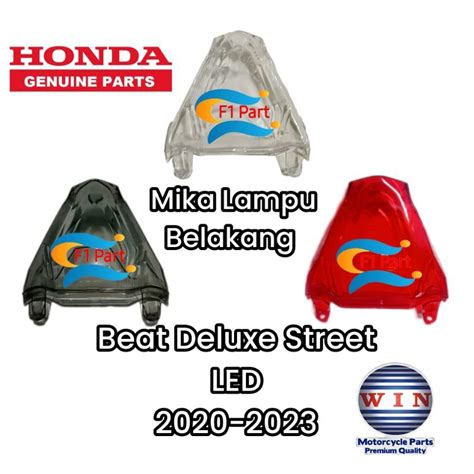 Jual Mika Lampu Stop Rem Belakang Honda Beat New LED New Deluxe Street