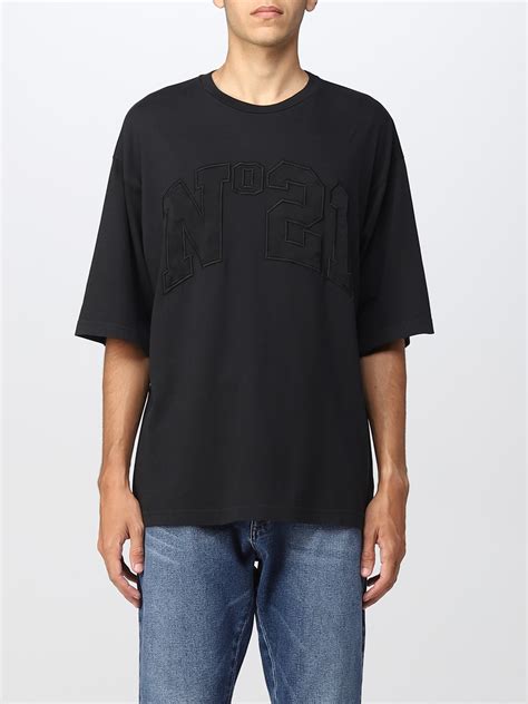 N° 21 T Shirt Men Black N° 21 T Shirt F0724203 Online At Gigliocom