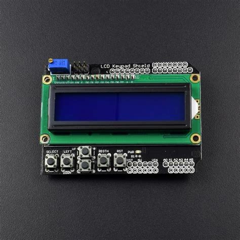 Techgeix Solution Lcd Keypad Shield For Arduino Blue Screen