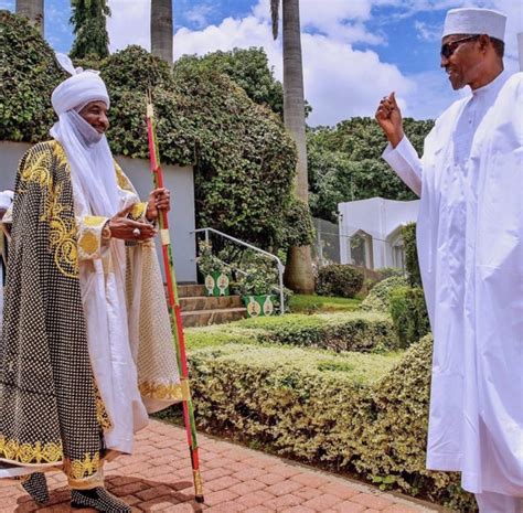 Photo Of The Day Buhari And Emir Sanusi In Aso Rock P M News