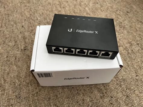 UBIQUITI EDGEROUTER X ER X 5 Port Router Managed 5 Switch PoE 50 00