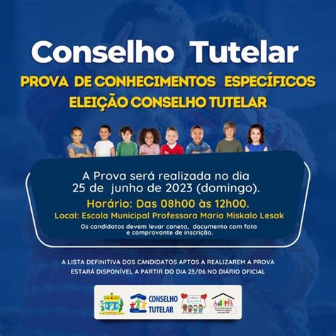 Prova De Conhecimentos Espec Ficos Para Conselheiro Tutelar De