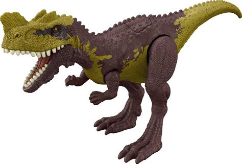 Buy Mattel Jurassic World Strike Attack Genyodectes Serus Dinosaur Action Figure Toy With Attack