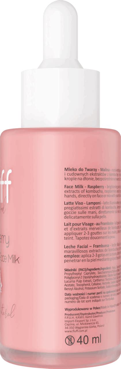 Fluff Superfood Mleko Do Twarzy Malina Ml Drogeria Rossmann Pl