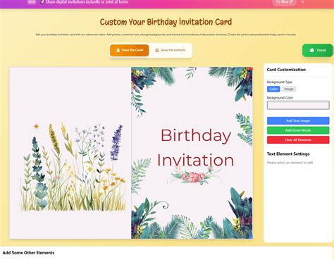 Online Invitation Card Maker Free