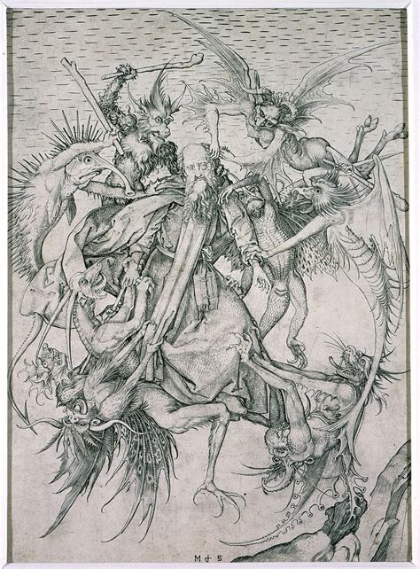 MARTIN SCHONGAUER Saint Anthony Tormented By Demons Ca Flickr