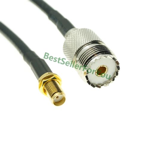 Rg58 Cabo Sma Porca F Mea Para Uhf So239 Cabo Adaptador F Mea Para