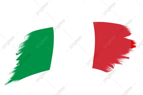 Trazo De Pincel De Bandera De Italia Png Italia Trazo De Pincel