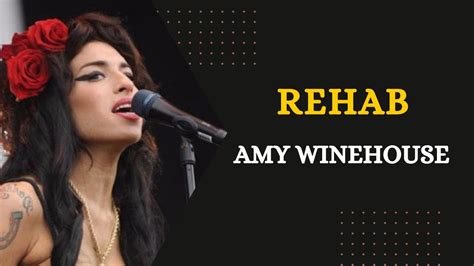 Amy Winehouse Rehab Karaoke And Lyrics Youtube