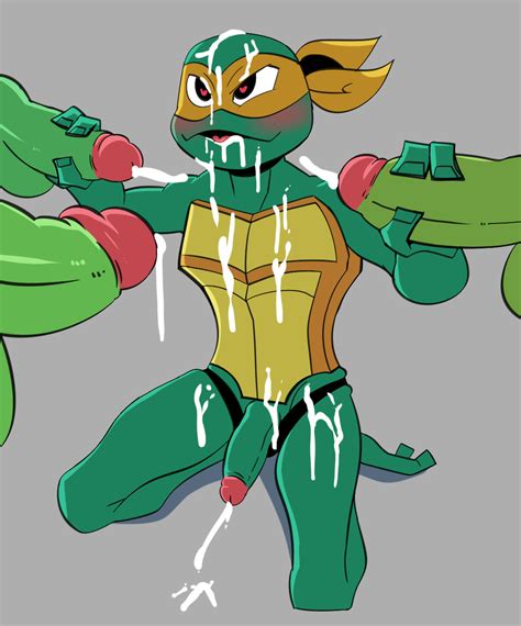 Rule 34 Anthro Handjob Jerseydevil Male Michelangelo Tmnt Penis Reptile Rise Of The Teenage