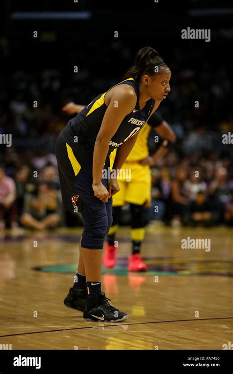 Indiana Fever Guard Kelsey Mitchell 0 During The Indiana Fever Vs Los