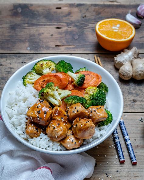 Easy Teriyaki Chicken With Rice And Vegetables Recipe Video