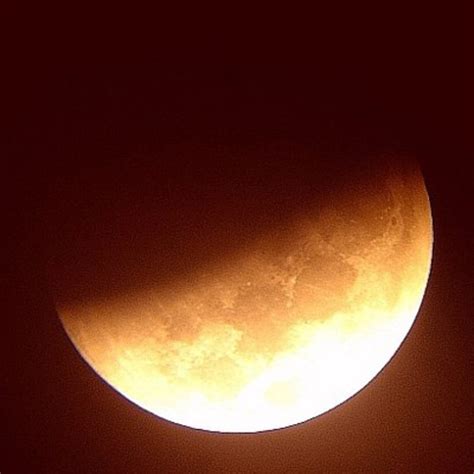 Esa Partial Phase Of Lunar Eclipse Seen From Brasil