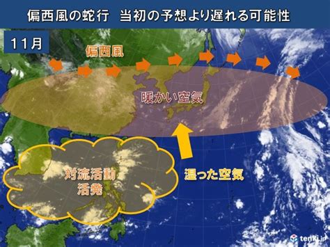 冬の訪れが当初の予想より遅れる可能性 11月も高温傾向か 師走は冬らしく気象予報士 白石 圭子 2024年10月12日 日本気象協会