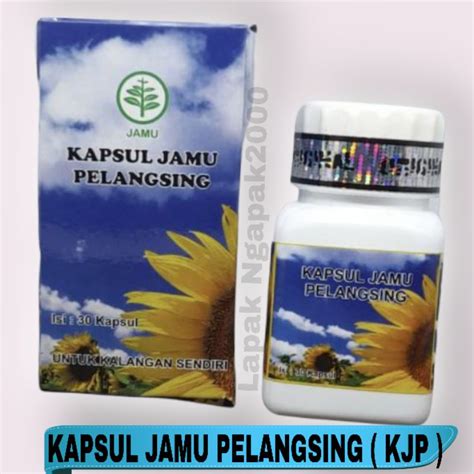 Jual Kapsul Jamu Pelangsing Kjp Shopee Indonesia