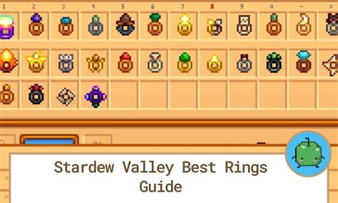 Stardew Valley Best Rings Guide - SDew HQ