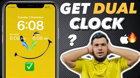 How To Enable Dual Clock On Any IPhoneLockscreen YouTube