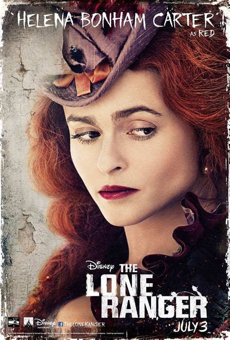 The Lone Ranger Character Poster Helena Bonham Carter Heyuguys