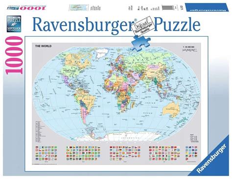 Puzzle Element W Polityczna Mapa Wiata Stan Nowy Z