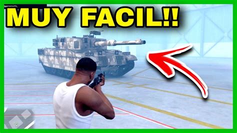 Como Comprar Un Tanque En Gta Modo Historia Donde Est El Tanque