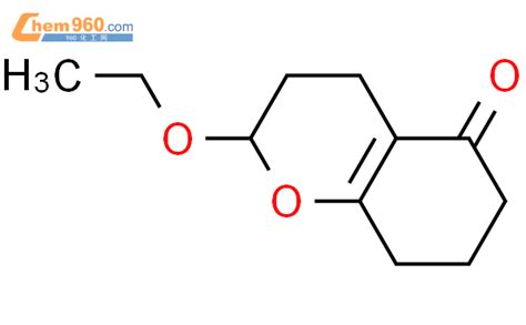 196790 62 2 5H 1 Benzopyran 5 one 2 ethoxy 2 3 4 6 7 8 hexahydro 化学式