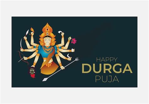 Premium Vector Bangladesh Indian Festival Goddess Durga Puja Holiday