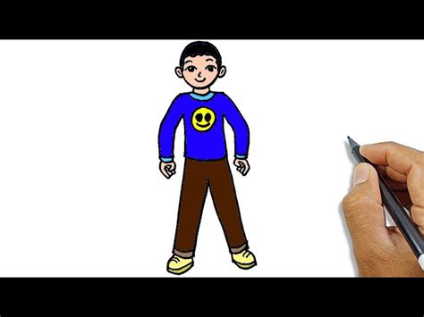 How Do You Draw A Cartoon Person So Easy | Simple Drawings For ...