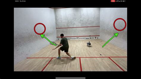 Squash Backhand Volley Drop Tips Tap Tap Drill Youtube