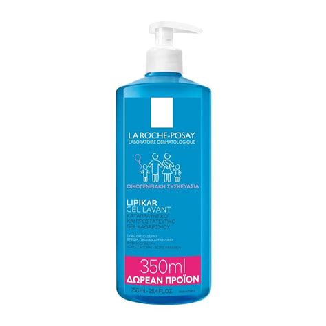 La Roche Posay Lipikar Gel Lavant 750ml - Women from Pharmeden UK