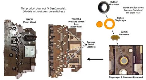 Transgo Sk T T Gen Shift Kit Valve Body Repair Kit Instructions