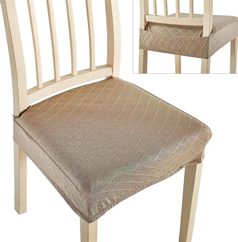 Amazon AKTYS Chair Seat Covers For Dining Room 4 Pack Stretch