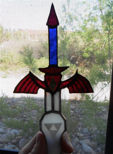 Amazing Stained Glass Master Sword Zelda Dungeon