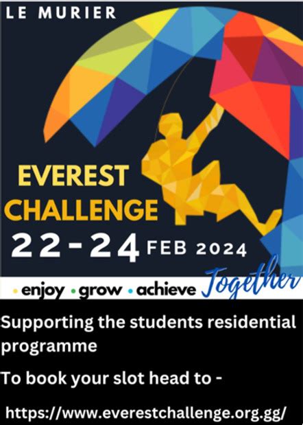 Les Murier Schools Everest Challenge 2024 Guernsey With Kids