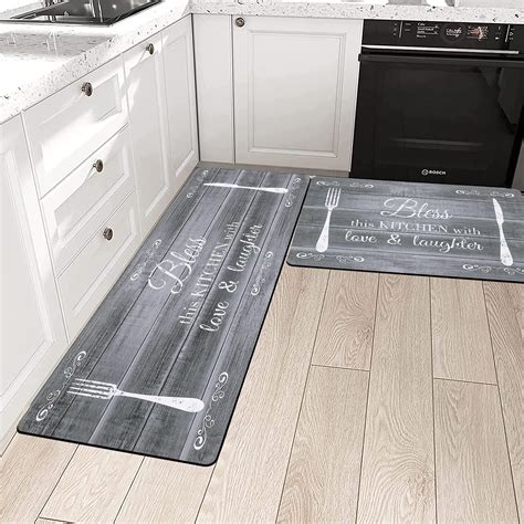 Pcsweet Home Lot De Tapis De Cuisine Rembourr S Anti Fatigue Tapis