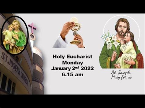 Live Holy Eucharist Live Holy Mass Am Monday January