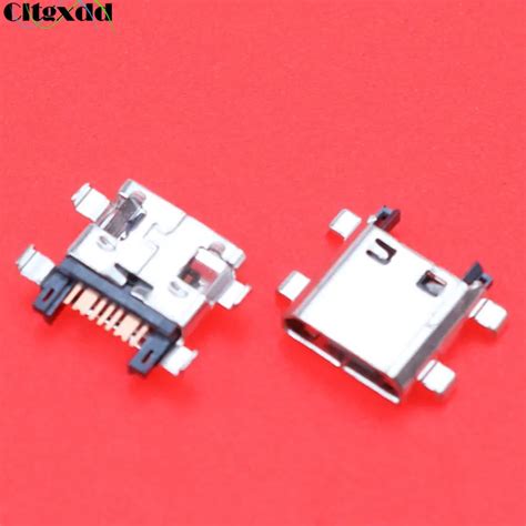 Cltgxdd 100pcs Micro Usb Jack Socket Connector Charging Port For Samsung Galaxy J5 Prime On5