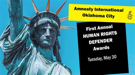 1st Annual Amnesty OKC Human Rights Defender Awards | Amnesty International USA