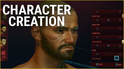 Cyberpunk 2077 Character Creator And Body Customization All Options