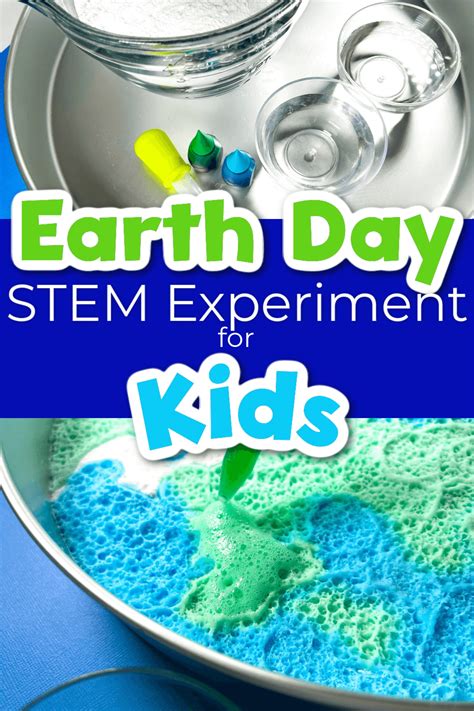 Earth Day Baking Soda And Vinegar Reaction For Kids