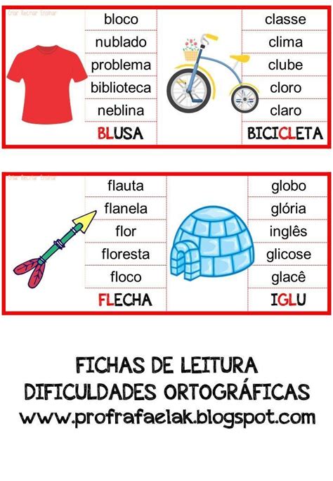 Criar Recriar Ensinar Fichas De Leitura 295 Portuguese Lessons