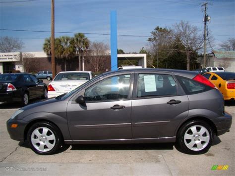 Liquid Grey Metallic 2002 Ford Focus ZX5 Hatchback Exterior Photo