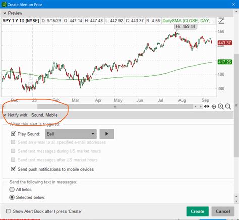 Setting Up Alert Triggers For A Few Select Stocks In Thinkorswim