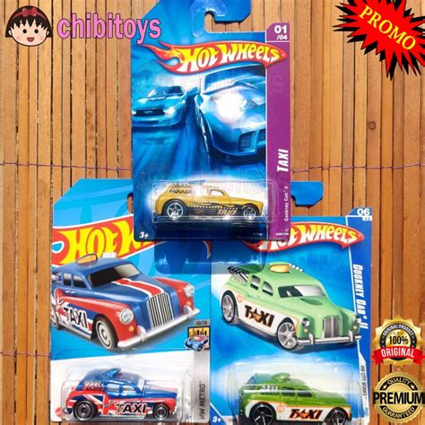 Jual Hotwheels Cockney Cab Ii Coklat Hijau Biru Putih