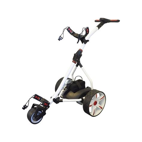 Pro Rider Hole Electric Golf Trolley White Red