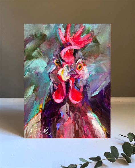 Chicken Oil Painting Demo — Kim Smith Fine Art Contemporary Fine Art