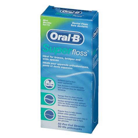 Oral B Zahnseide Superfloss Minzgeschmack St Shop Apotheke