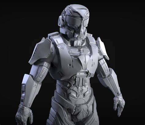 3d Model Sci Fi Armor 4 Sculpt Cgtrader